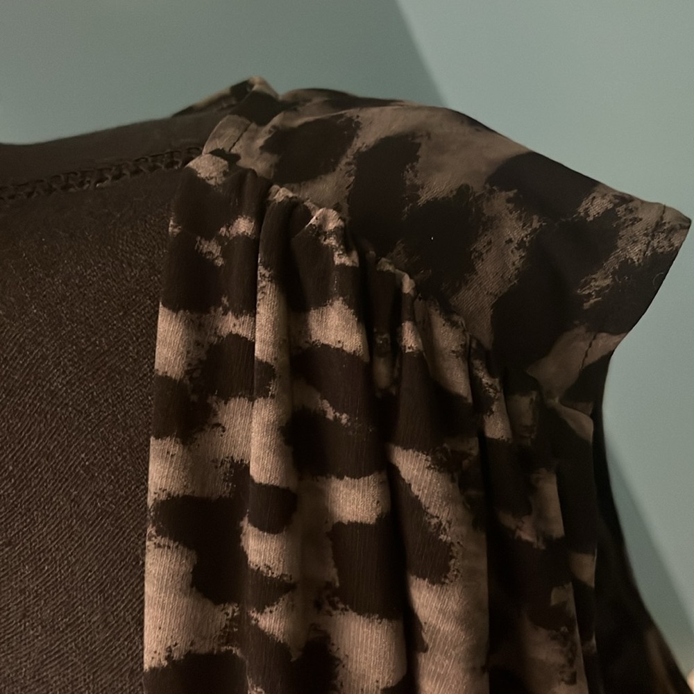 Torrid Leopard Print Drop Front Fitted Dress Size… - image 3